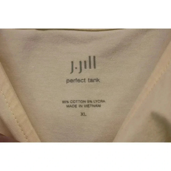 J. Jill Perfect Tank-Tank Top-Size XL-Yellow-Sleeveless-Very Soft - Picture 4 of 6